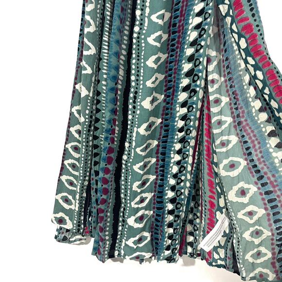 Somedays Lovin Women’s Size XS Blue Multi Liar Liar Printed Casual Maxi Dress - Picture 7 of 12